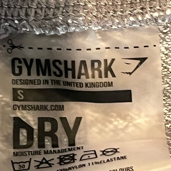 Gymshark Dry S Grey White Heather Yoga Workout Leggings - Picture 8 of 11